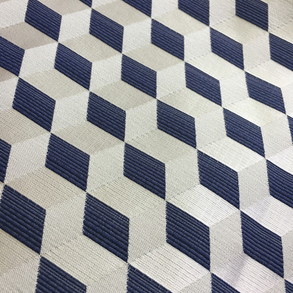 J.Crew White & Blue Geometric Pattern Skirt - Picture 5 of 5